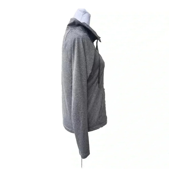 Under Armour Gray Long Sleeve Stretch Heatgear Full Zip Mock Neck Jacket Small - Picture 5 of 11